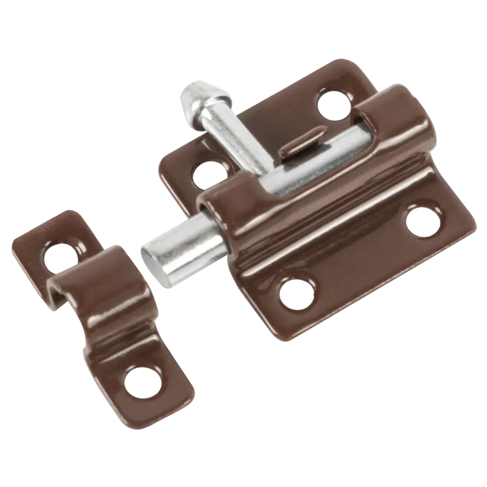 Шпингалет Ajax ЗТ-4 сталь цвет коричневый STLM-2113110 - Вид №1