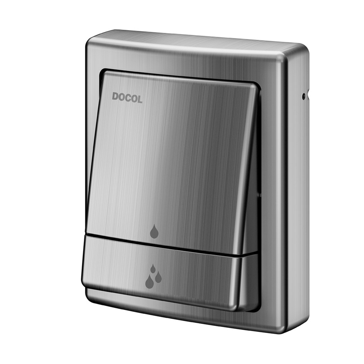 00449570 Отделка смывного клапана Salvágua матовым графитом Docol SQUARE