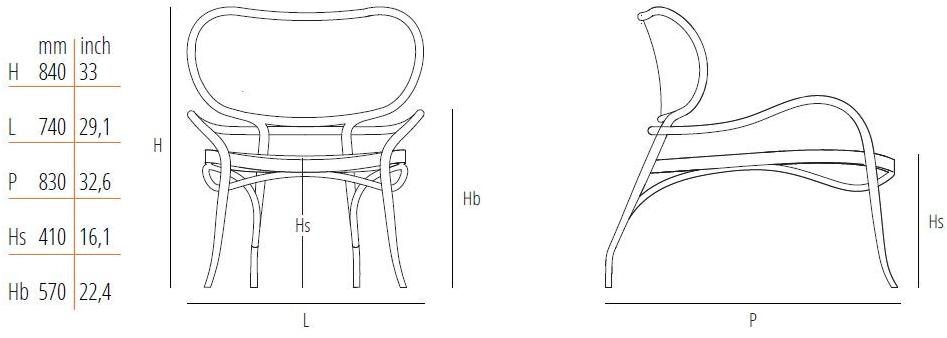 Wiener GTV Design Кресло из бука и соломы с подлокотниками sun-id-1401149 - Вид №14