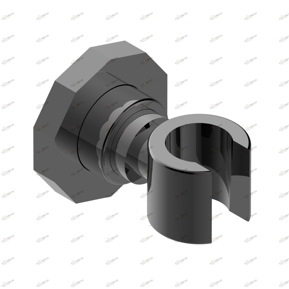 G8B-53F Кронштейн стационарный встраиваемый в стену Thg-paris Les Ondes с рукоятками Matt graphite PVD G8B 53F CAT.F