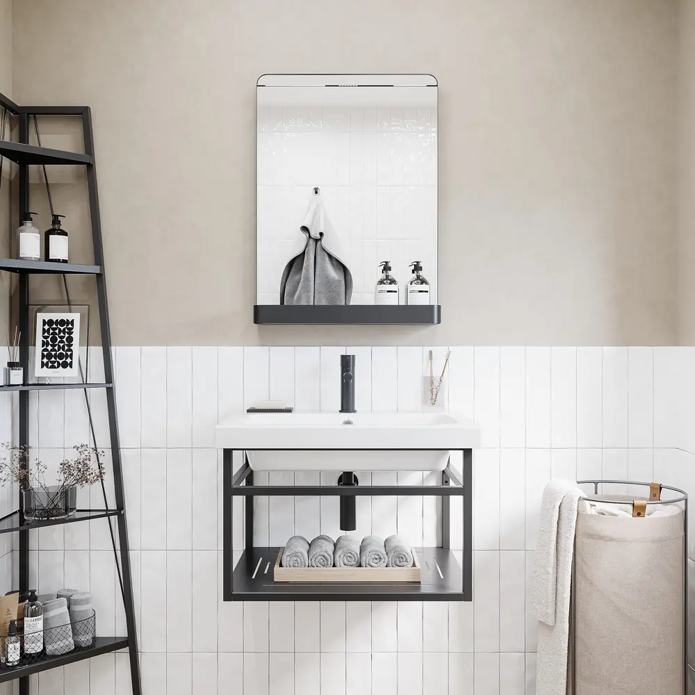 Konsensa Бруклин — стильная опора для подвесной раковины с полкой 89375178 STLM-1464830 - Вид №5