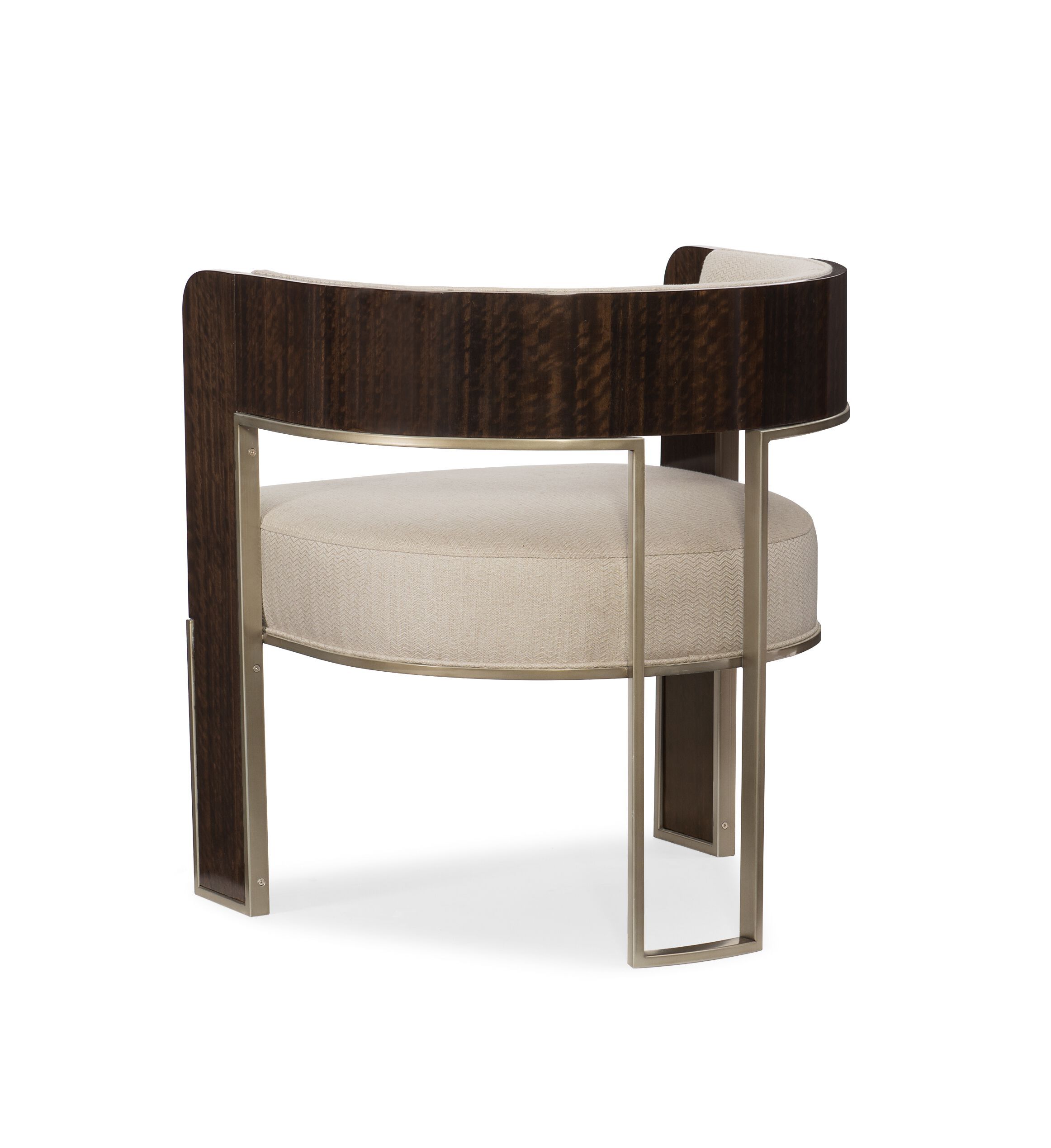 Мягкий тканевый стул с подлокотниками Caracole Streamline ARCH-00084694 - Вид №3