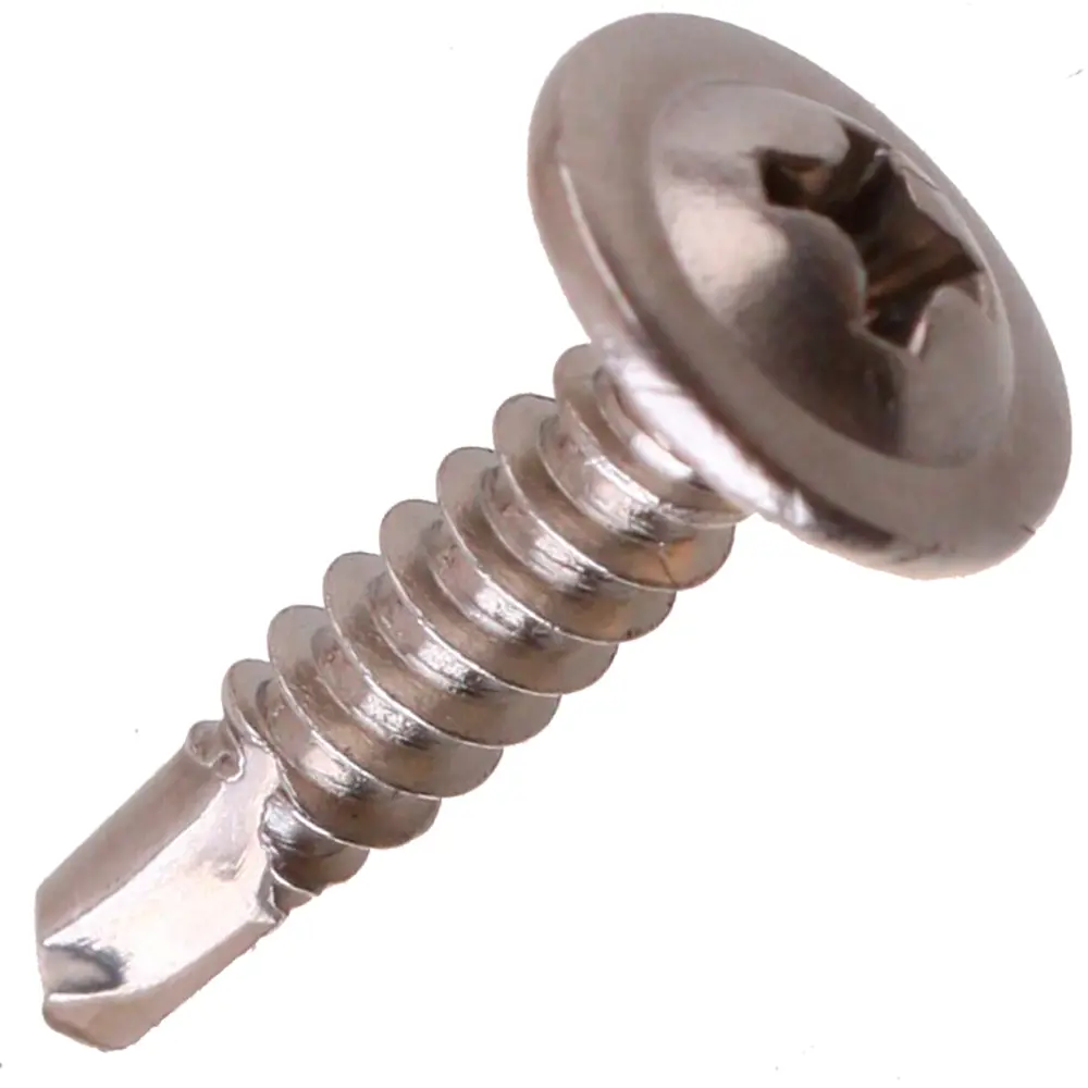 Саморезы Santreyd по металлу с пресс-шайбой и сверлом 4.2x19 мм (24 шт) 89335401 STLM-1005217