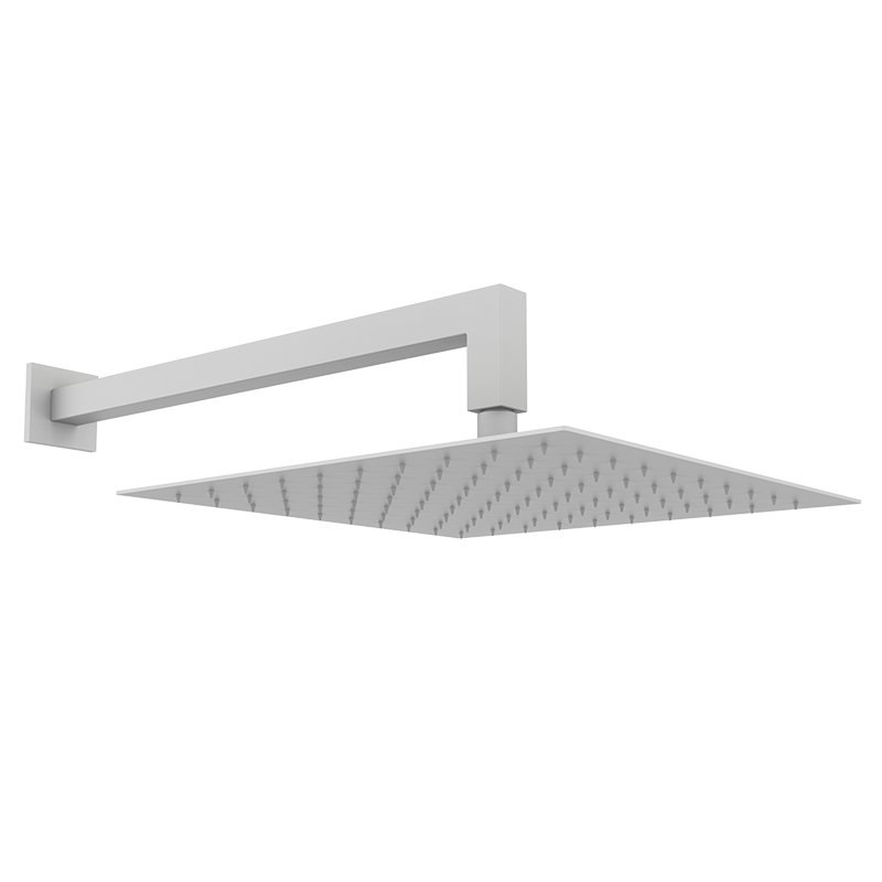 05027111 PREMIUM 250 Тонкий душ + Квадратный кронштейн Белый GRB MIXERS 