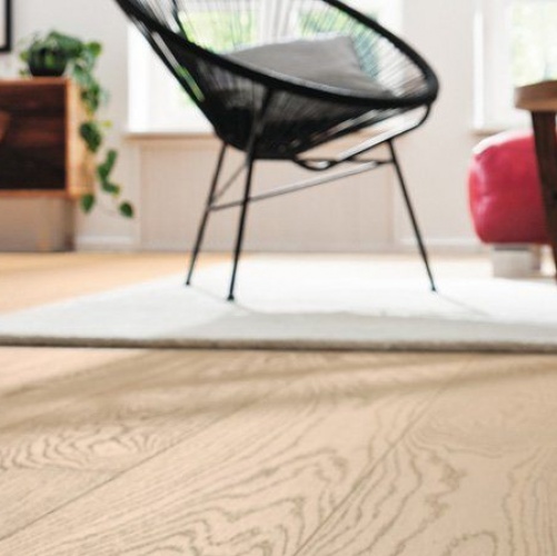 Паркетная доска Haro 4000 Series Top connect белый Эксклюзив Дуб Селект с брашью (Текстурированная) 2200х180 мм 531679 - Вид №6