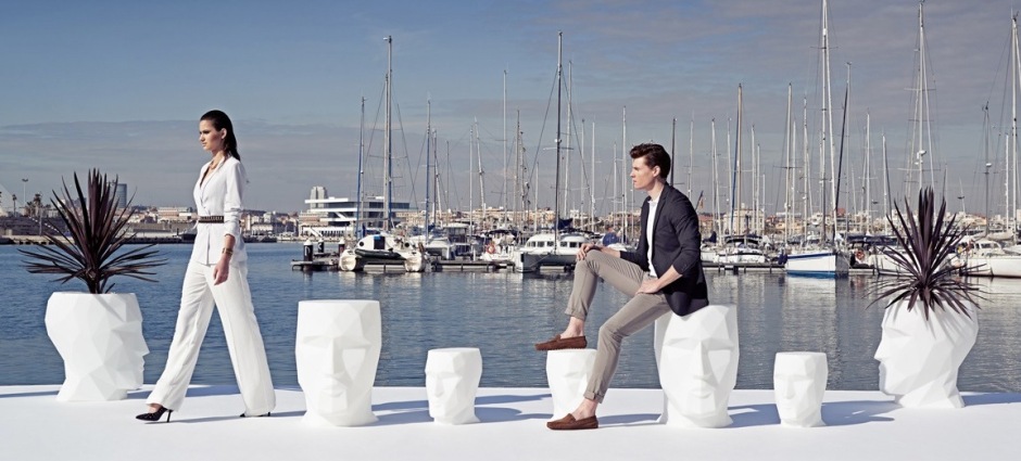 007522 Кашпо матовое белое 42см Vondom Adan - Вид №3