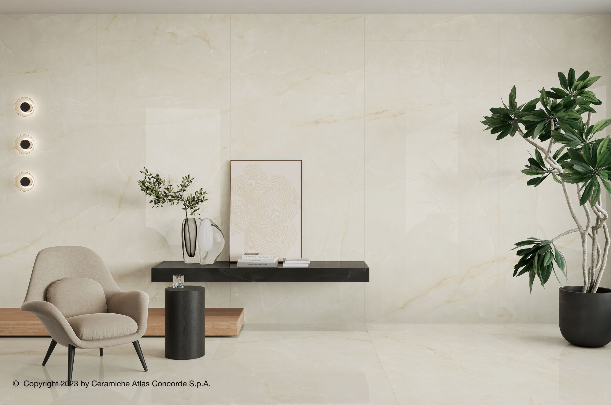 Напольное / керамогранит с эффектом оникса Atlas Concorde Marvel Onyx ARCH-00100320 - Вид №14