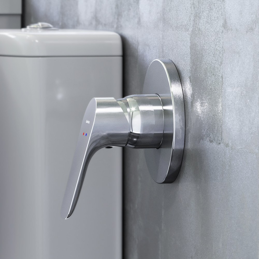 777500000 Смеситель монтируемый в стену Damixa Origin Bit  - Вид №1