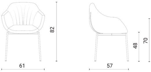 Ozzio Italia Мягкое кресло с подлокотниками  S450  - Вид №3
