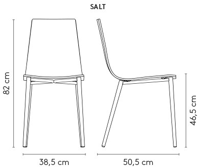 MOBLIBERICA Деревянный стул Salt sun-id-1387995 - Вид №4