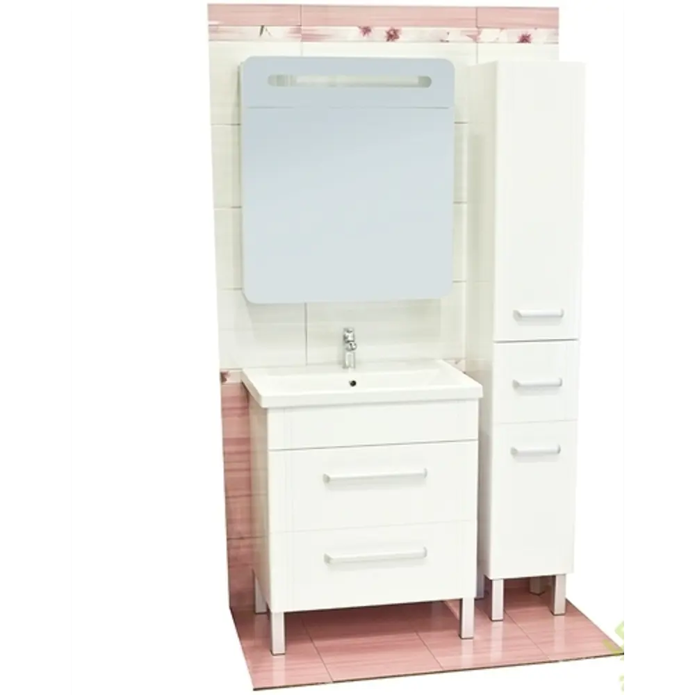 KIROVIT Фостер - прямоугольная раковина из фаянса для тумбы Аврора 14276278 STLM-0004746 - Вид №4