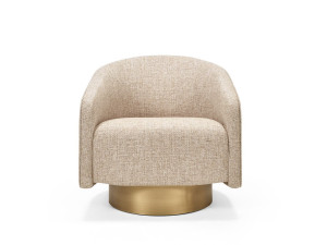 Тканевое вращающееся кресло