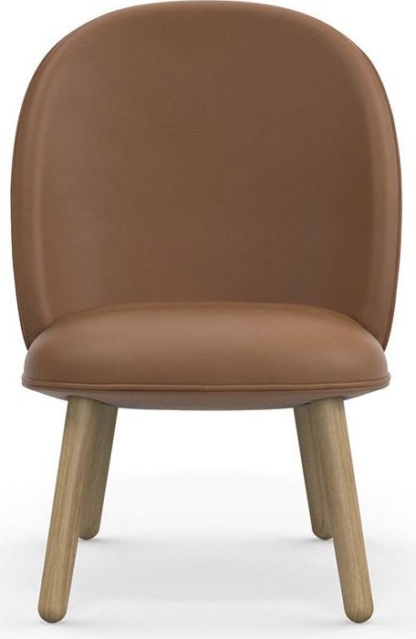 603719 Lounge Chair Oak Ultra Leather Normann Копенгаген Normann Copenhagen Ace - Вид №1