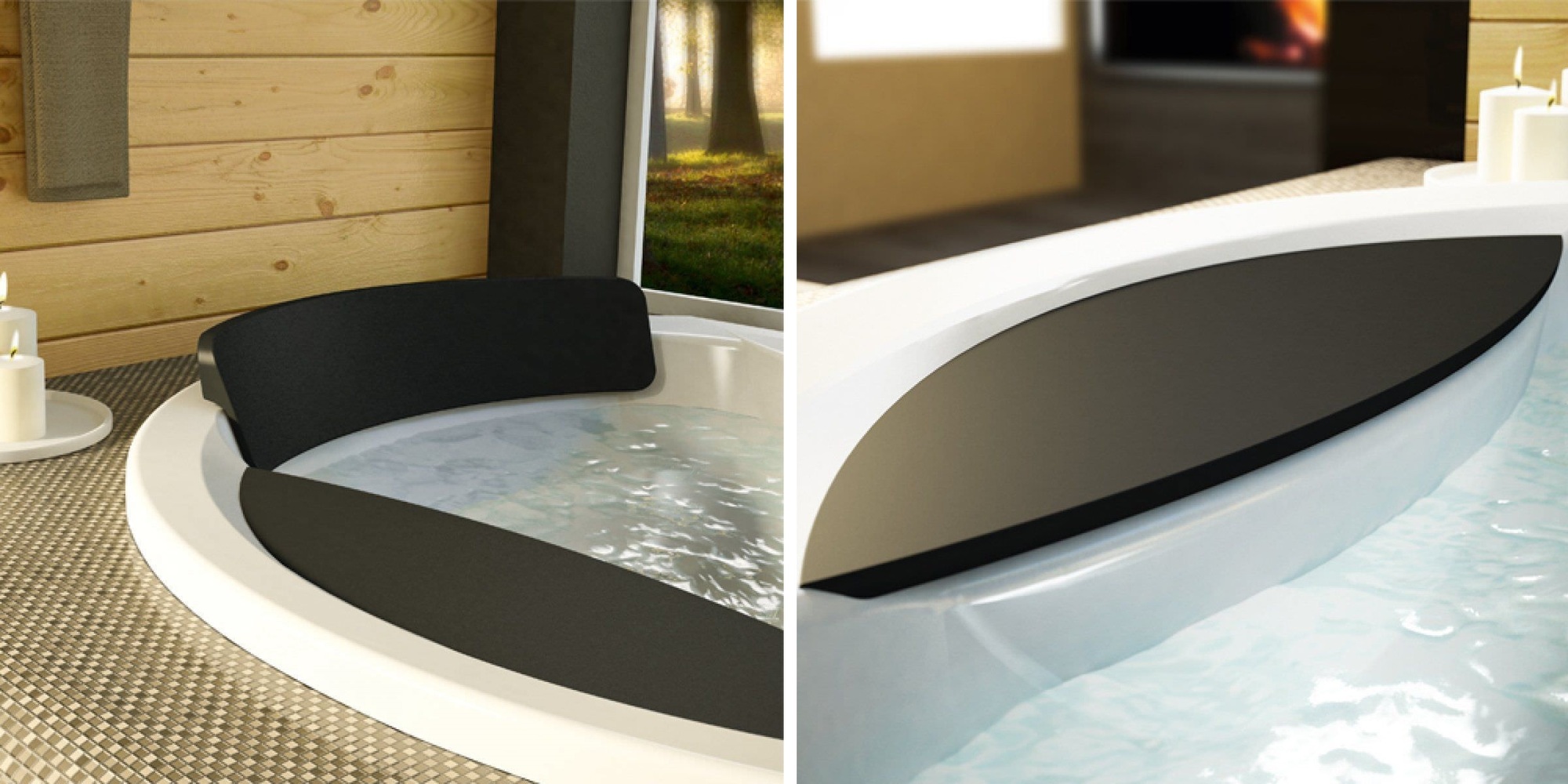 Ванна встроенная Jodie Round 180 см Karolitalia JODIEROUND - Вид №2