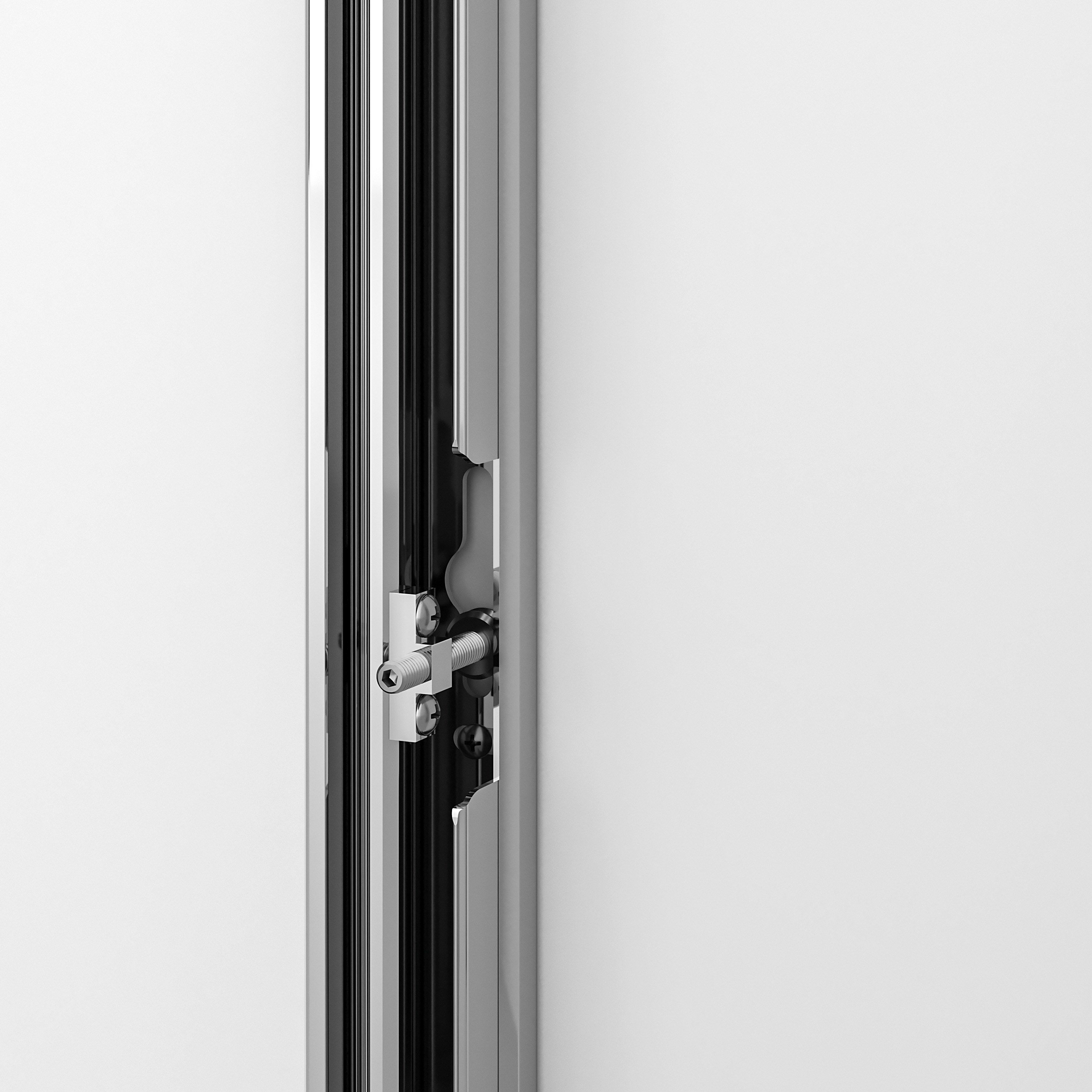 Алюминиевая и стеклянная душевая кабина с раздвижной дверью DUKA вода 5000 ARCH-00118515 - Вид №28