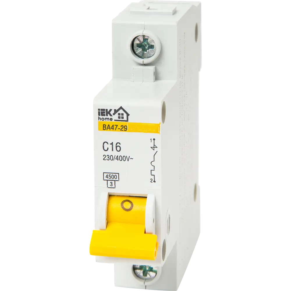 Автоматический выключатель IEK Home ВА47-29 для защиты электросетей 18072272 STLM-0009392