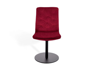 Кожаный мягкий поворотный стул