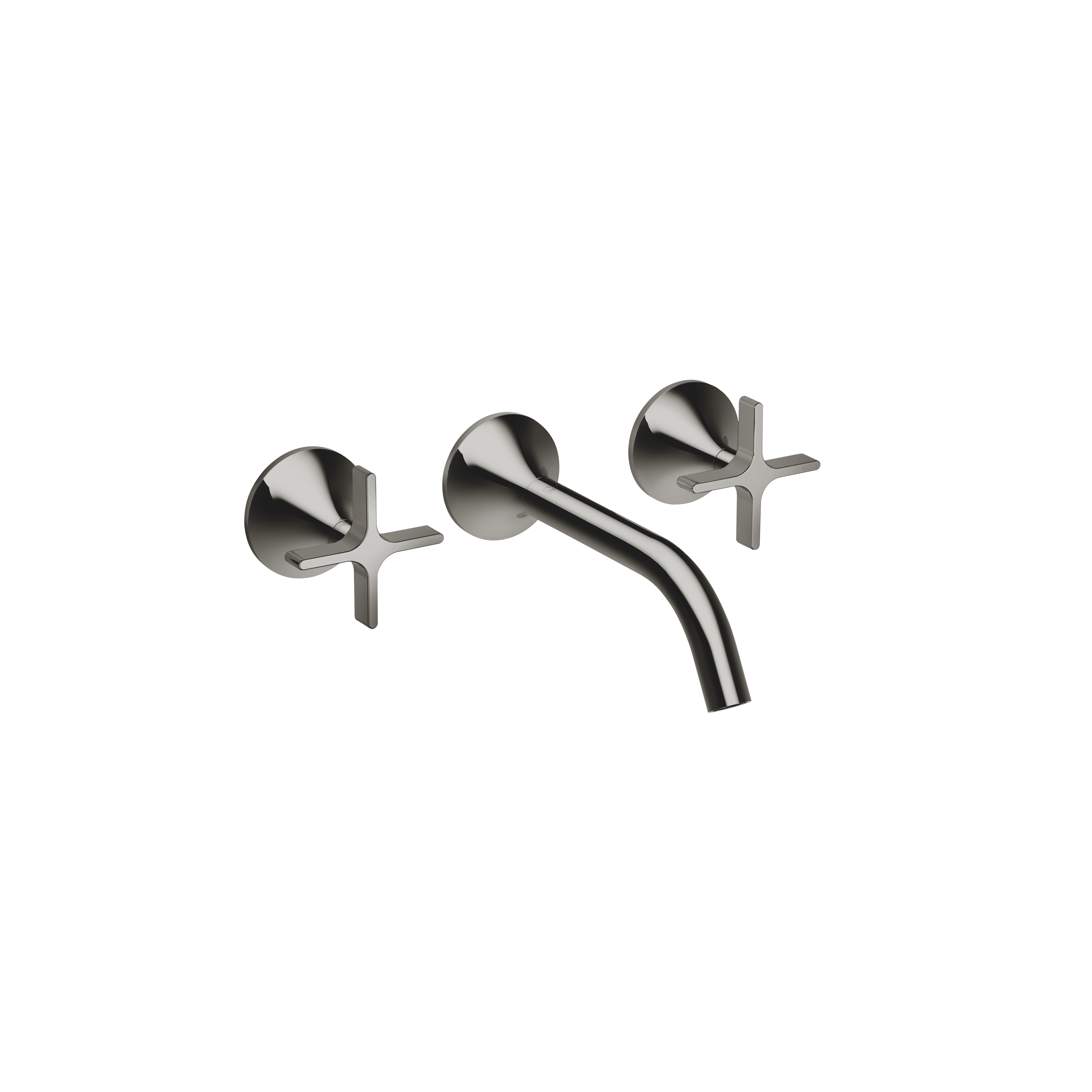 VAIA Смеситель для раковины настенный без донного клапана - Темный хром 36712809-19 DornBracht