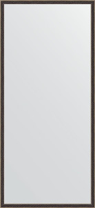 BY 0761 Зеркало в багетной раме - витой махагон 28 mm EVOFORM Definite