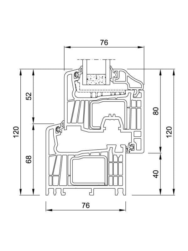 Окно из ПВХ с двойным остеклением NURITH DOMUS ARCH-00029508 - Вид №4
