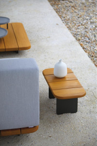 107030 Столик из массива тика 61,2 х 28 см Point Pal