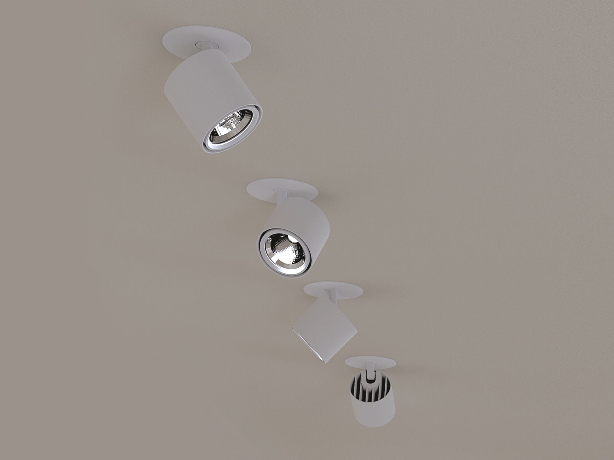 Регулируемый светодиодный прожектор из алюминиевого сплава PAN SINERGY ARCH-00115276 - Вид №1