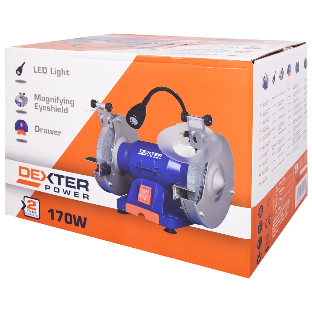 Точило Dexter Power MD3215ML-1, 170 Вт, 150 мм STLM-2006985 - Вид №2