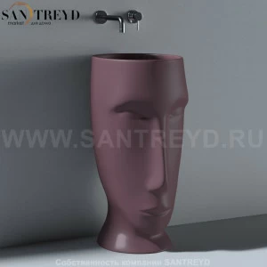 474075 Напольная раковина стоящая круглая Kerasan Artwork