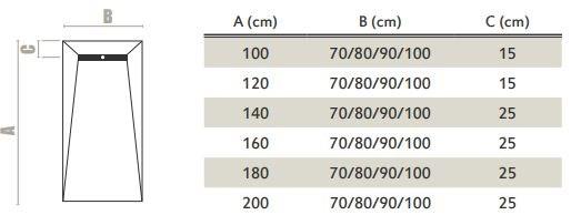Acquabella Встраиваемый душевой поддон Akron © Slate sun-id-1481523 - Вид №3