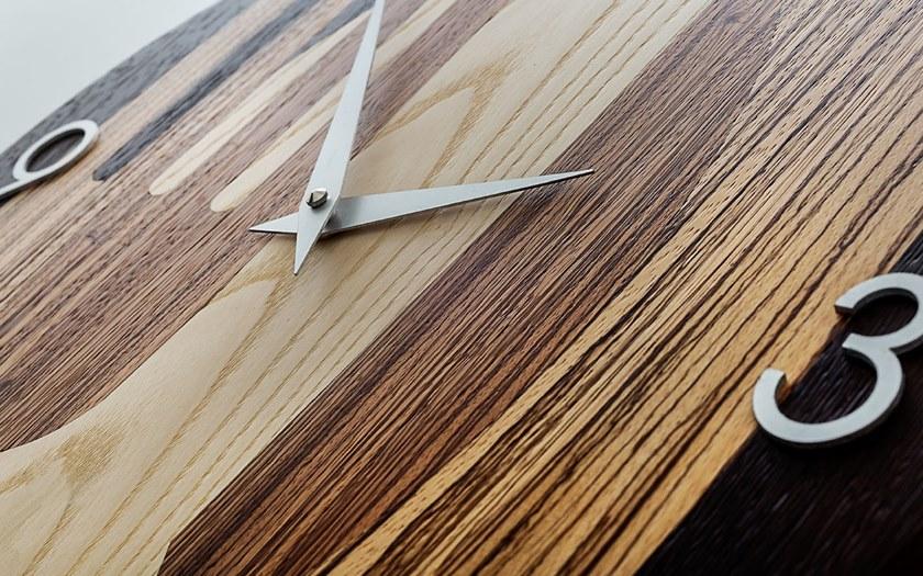 LIGNIS® Настенные часы из инкрустированного дерева Dolcevita objects 10.152 / 10.074 - Вид №2