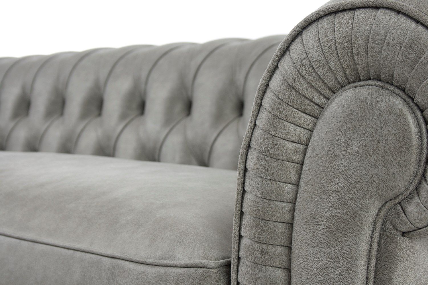 2-местный кожаный капитонный диван CREARTE COLLECTIONS Chesterfield Classic Origins ARCH-00042266 - Вид №21