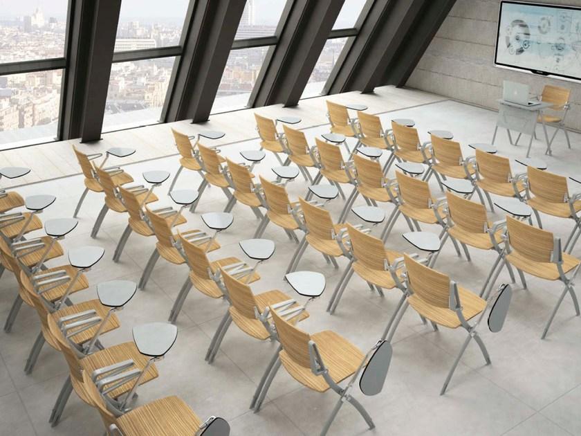 Ares Line Стул для конференций штабелируемый с откидной крышкой Zero9 family sun-id-1482891 - Вид №4