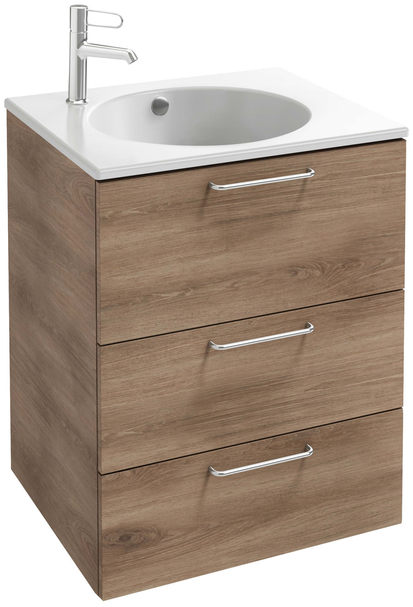 EB2530-R5-G1C Тумба под столешницу 60 см, 3 ящика, хромированная ручка JACOB DELAFON ODÉON RIVE GAUCHE ODEON RIVE GAUCHE