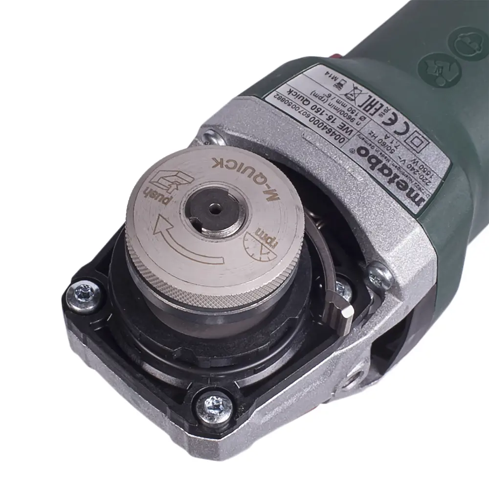 Углошлифовальная машина (болгарка) Metabo WEV 15-125 Quick HT, 1550 Вт, 125 мм STLM-2175912 - Вид №3