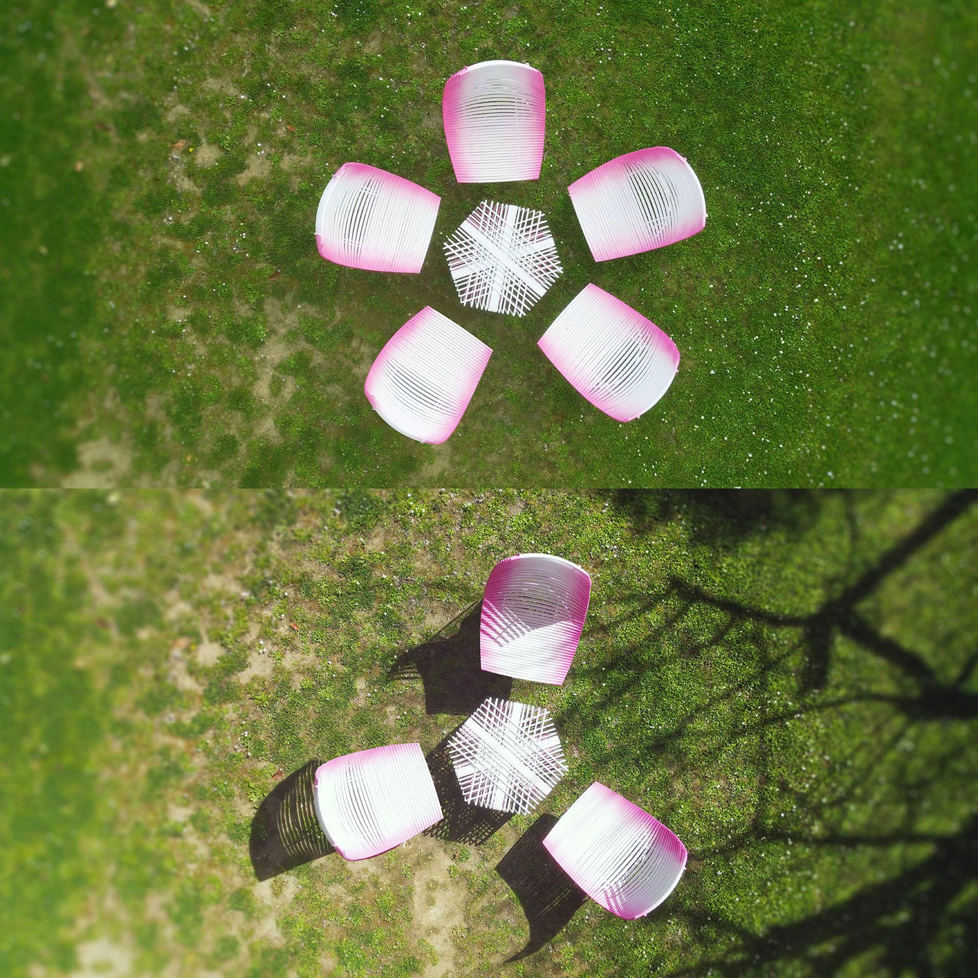 Гостиная сад набор из оцинкованной стали с фотокаталитической обработкой Creazione SUGO PETALI ARCH-00063965 - Вид №5