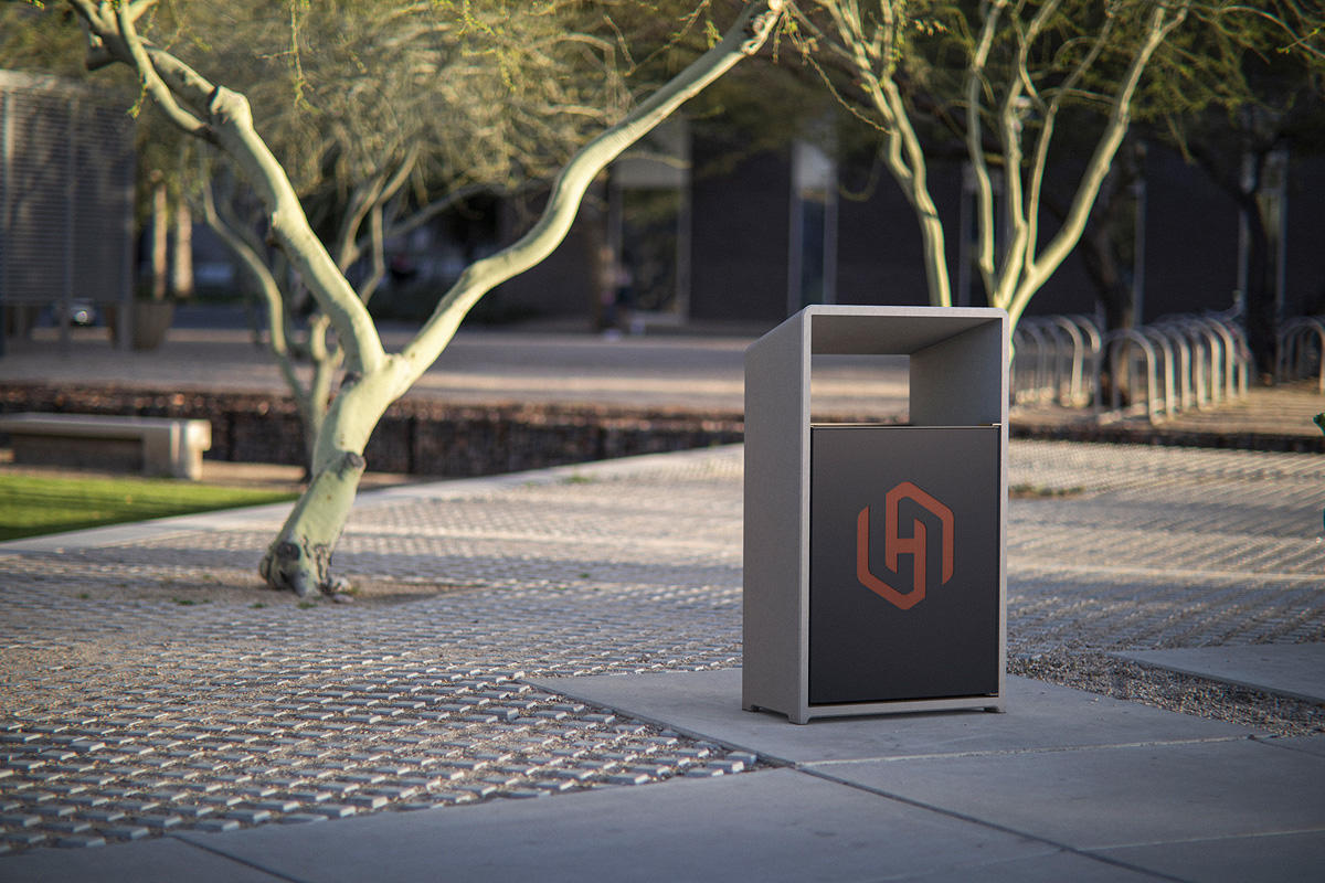 FSRT220 Емкость для мусора со скосом  Forms-surfaces  - Вид №6