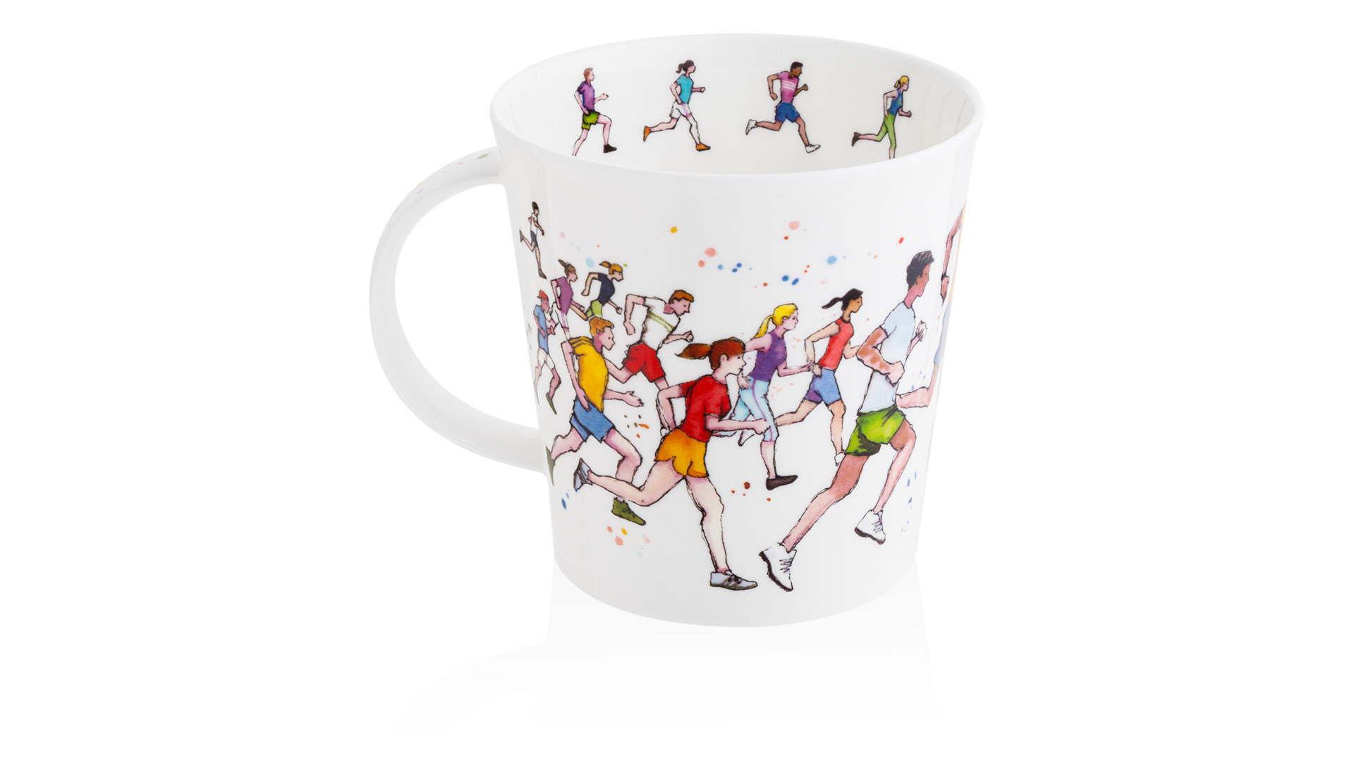 10671205 Dunoon Кружка Dunoon "Бежим дистанцию.Кернгорм" 480мл Фарфор костяной  - Вид №2