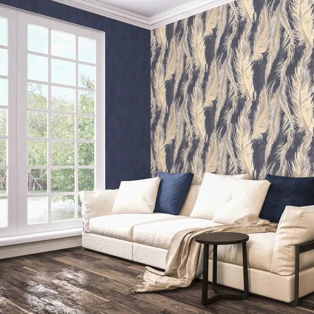 Обои флизелиновые Ateliero Pirouette синие 1.06 м At285449 STLM-2064682 - Вид №4