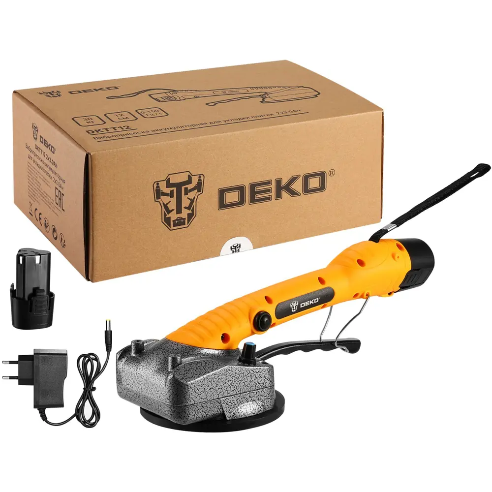 Аккумуляторная виброприсоска DEKO для плитки с функцией выравнивания 87793647 STLM-0844685 - Вид №3