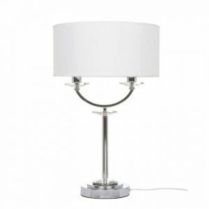 Лампа настольная кремовая Tina FR5034TL-02CH FREYA MODERN 00-3957286 Бежевый;хром
