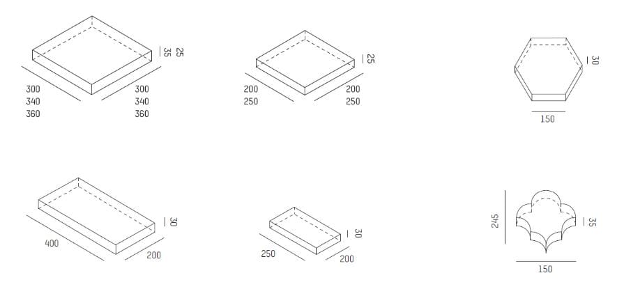 Открытый кирпичный пол GIMA HANDMADE FLOORING ARCH-00121781 - Вид №4