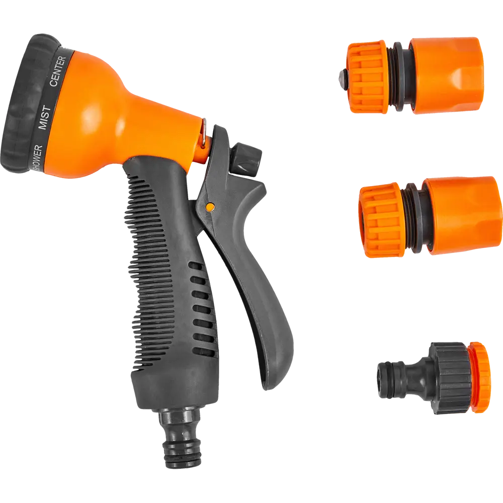 Набор для полива Belamos 7502 8 режимов пистолет-разбрызгиватель с комплектом соединителей STLM-2085799