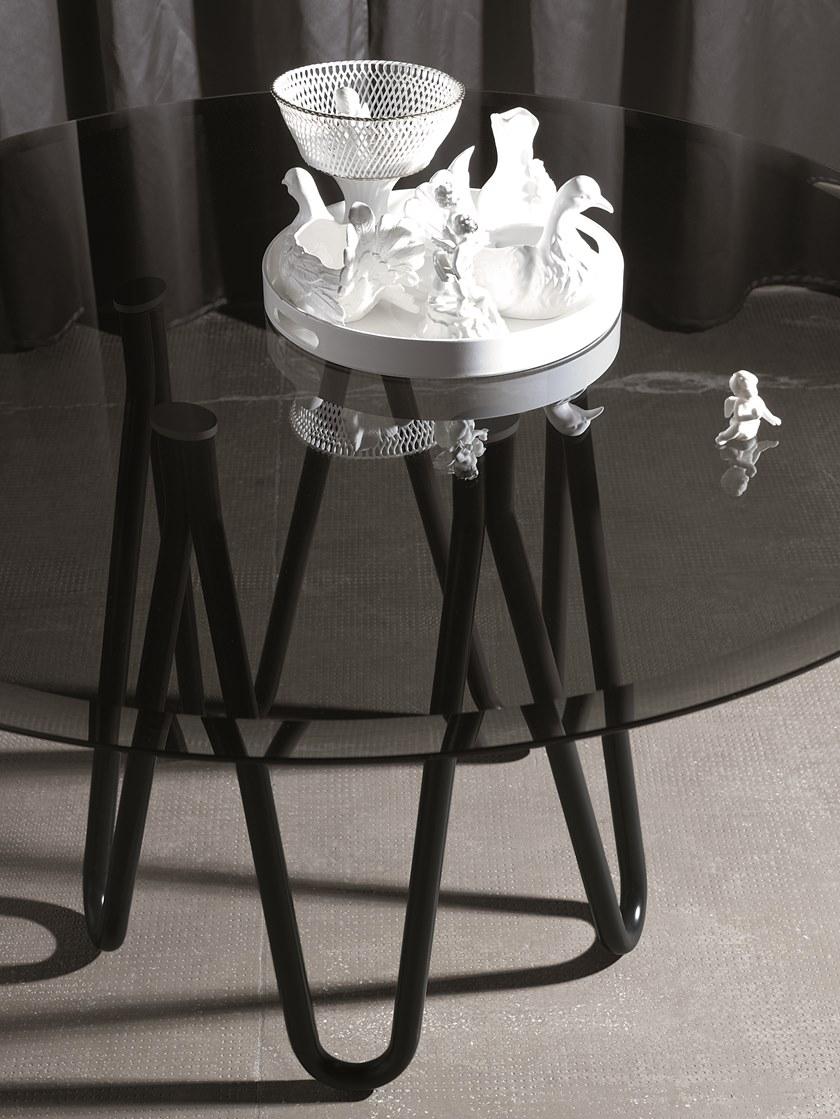 Casamania & Horm Круглый стол из металла и стекла Meduse sun-id-1344702 - Вид №4