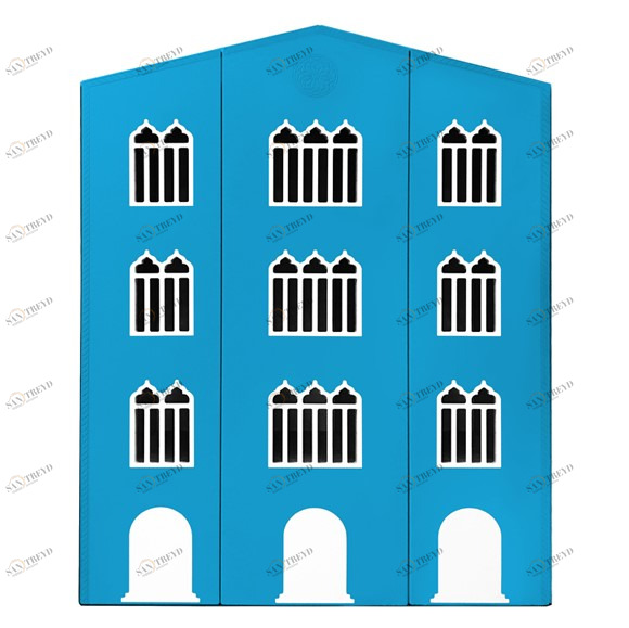 Шкаф детский трехстворчатый "Венеция-2" МАНДАРИН ВЕНЕЦИЯ 178664 Синий Santreyd