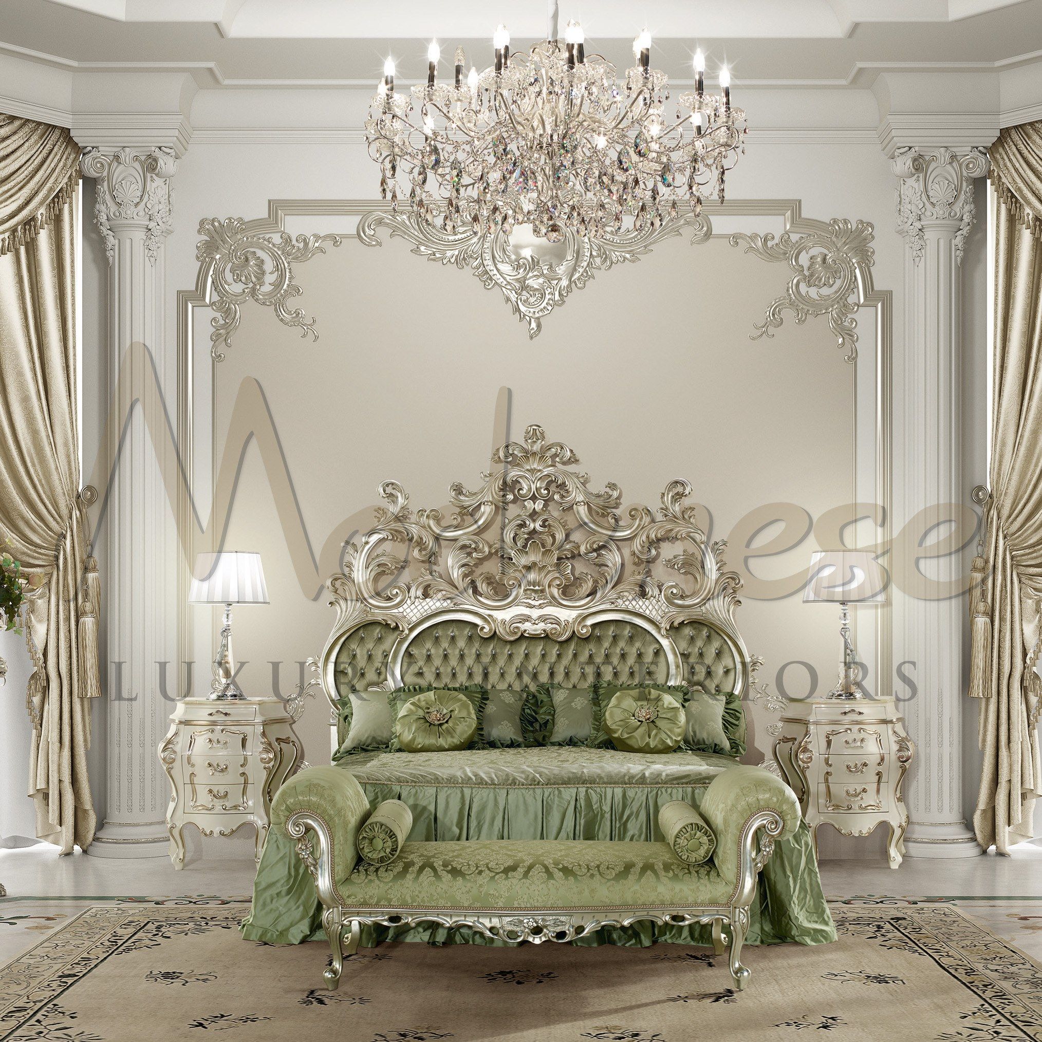 Ткань сплошной цвет покрывало Modenese Luxury Interiors Bedcovers ARCH-00145748 - Вид №1