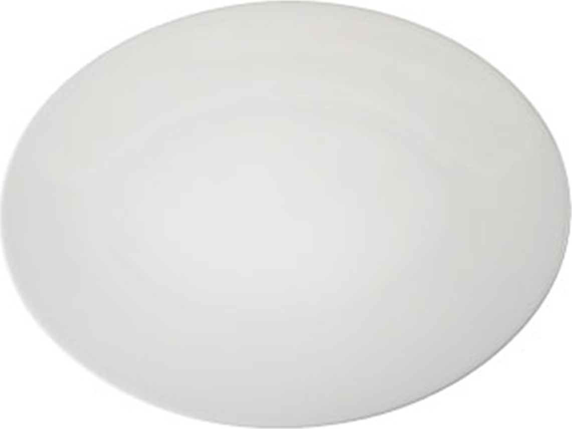 97305 Dibbern Блюдо овальное Dibbern "Белый декор" 15см Фарфор костяной 