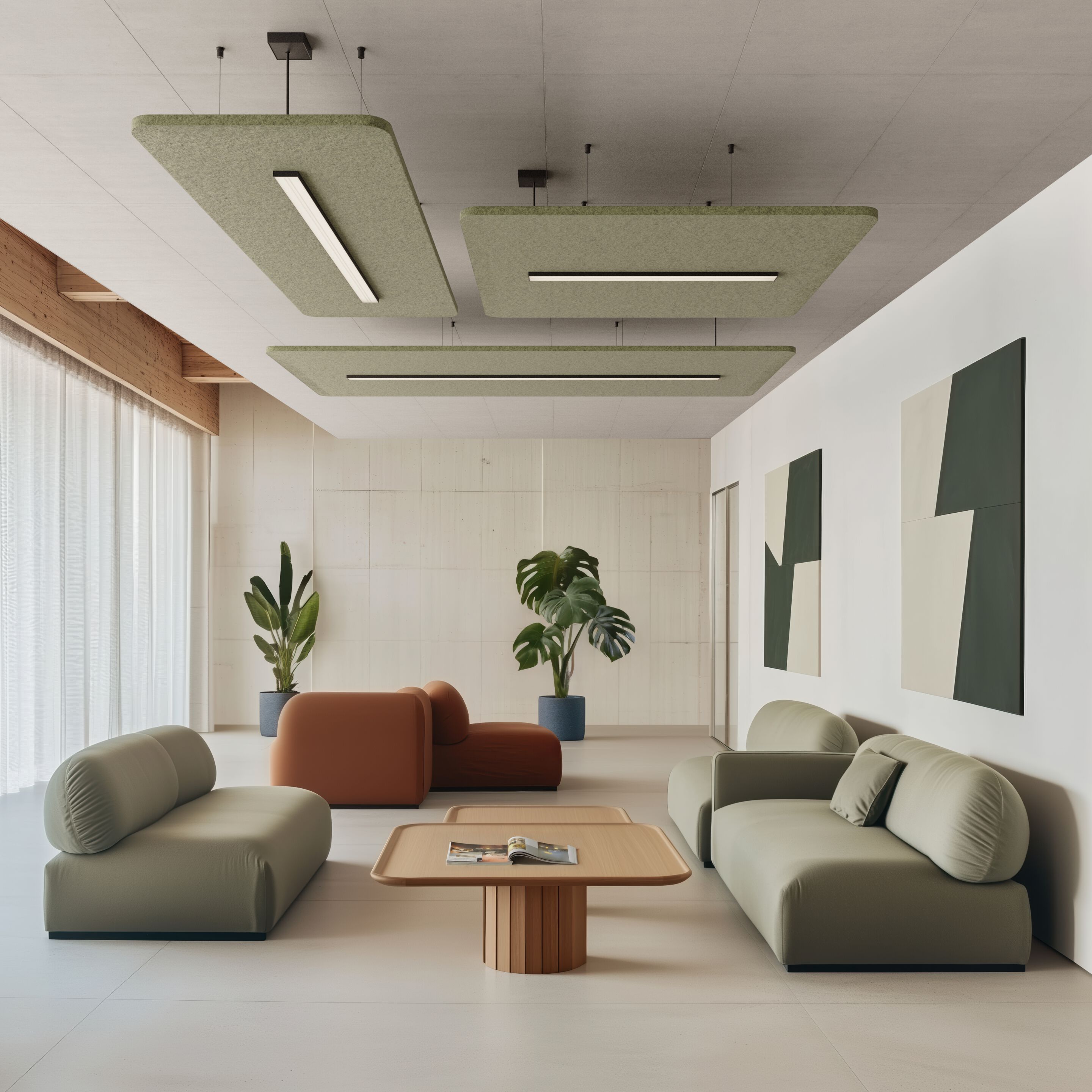 Светодиодный акустический подвесной светильник PROLICHT SERENII ARCH-00104801 - Вид №1