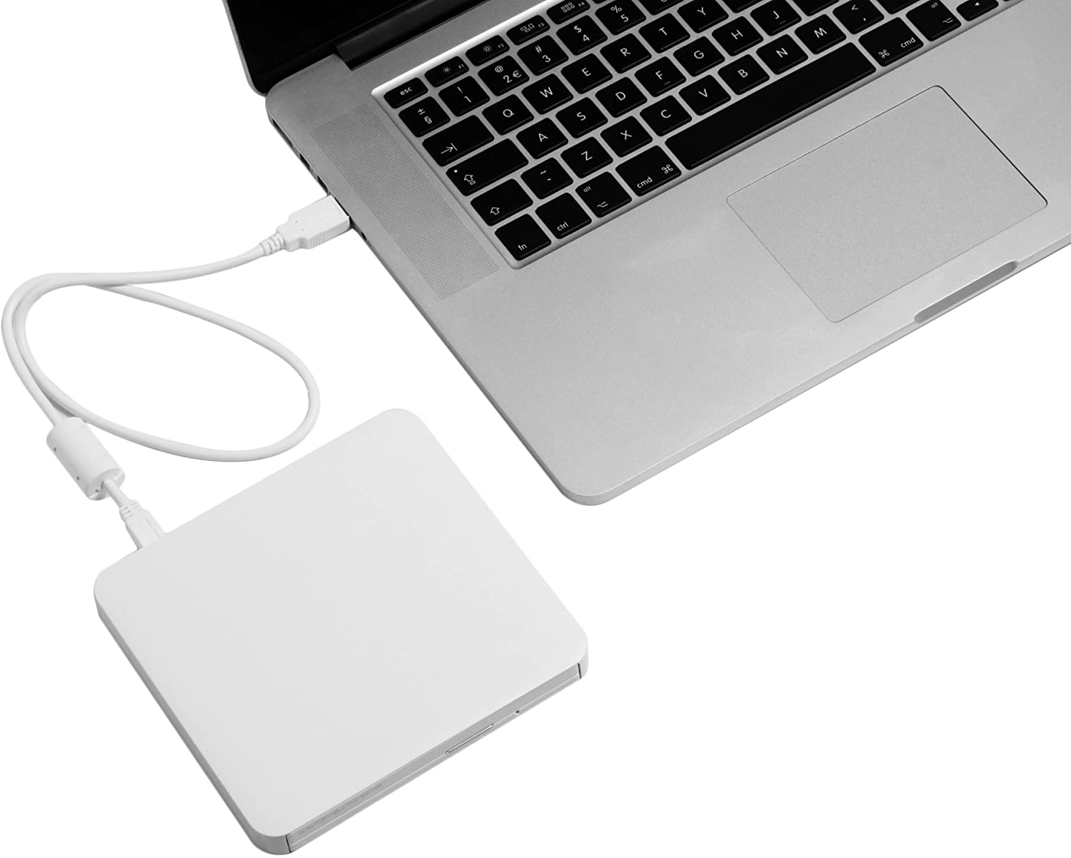 GP50NW41.AUAE12W dvd-rw ext. white slim ret. usb2.0 LG Santreyd  - Вид №5