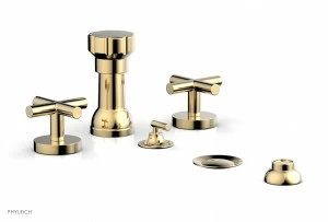 Смеситель для биде TRANSITION Phylrich  120-60-026 Satin Brass