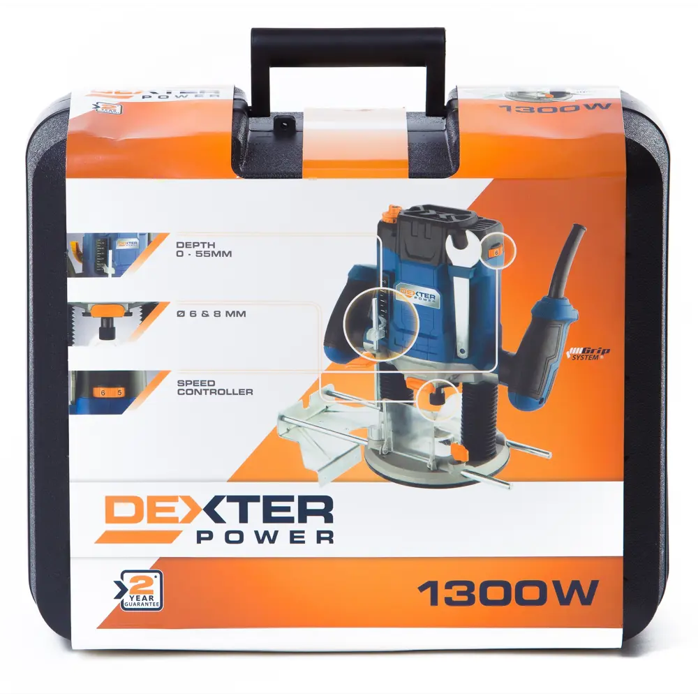 Фрезер сетевой универсальный Dexter PC1300RT, 1300 Вт DEXTER POWER STLM-2212282 - Вид №7